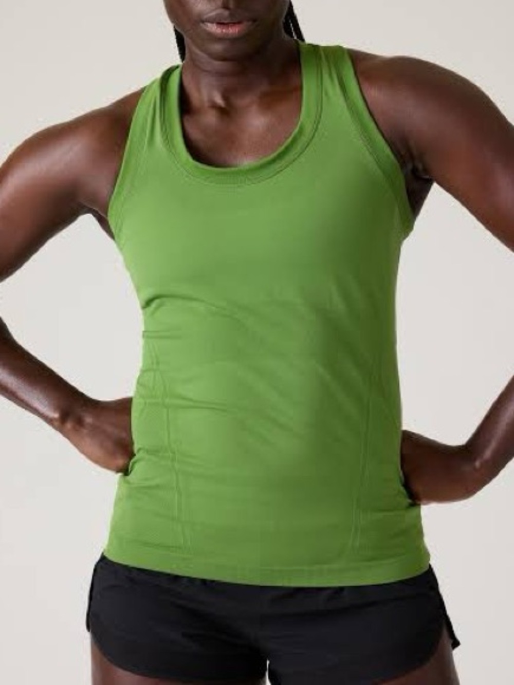 ATHLETA Momentum Seamless Tank in Baja Green Sz. Small